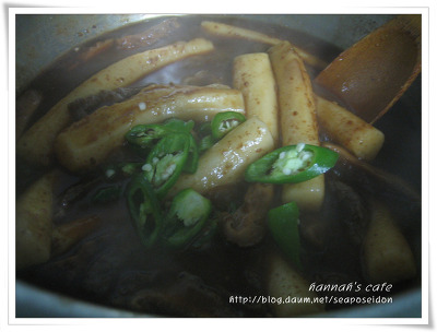 구수한 맛의 된장 떡볶이