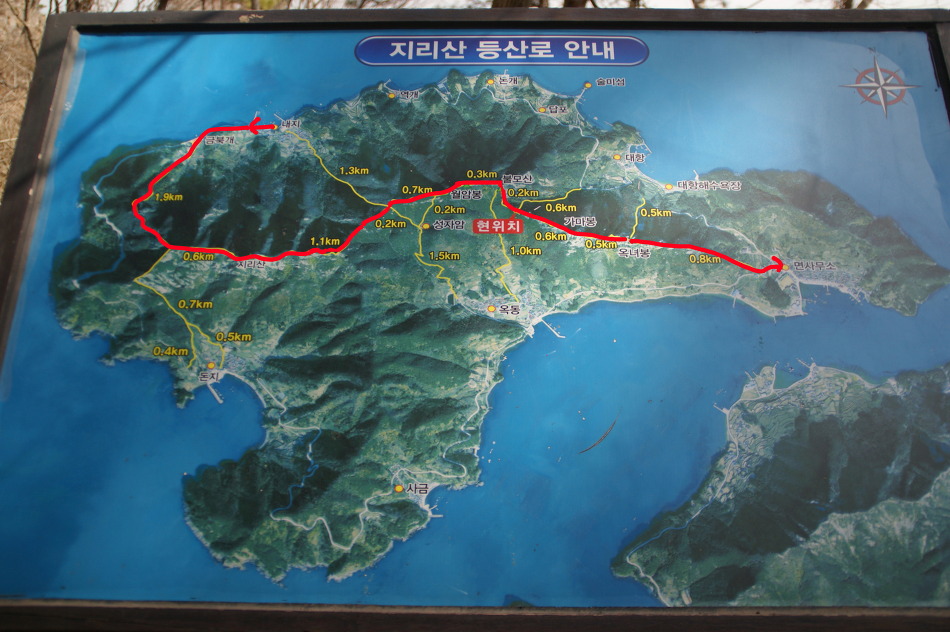 사량도 지리산의 봄(15.3.21)인기백대명산 제25위