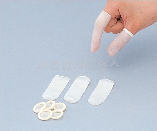 천연라텍스손가락골무, FINGER COTS LATEX