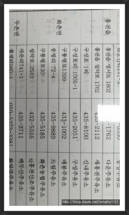 산림조합주유소 이미지